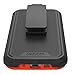 Wireless ProTech Case Compatible with CAT S62 PRO and CAT S62. Rotating Belt Clip Holster and Durable Flexible Protective Case Combo (Red)