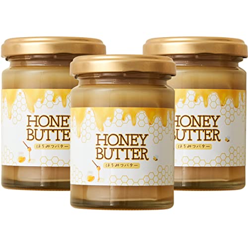 はちみつ バター 130g アルゼンチン産 上品な 甘さ 塗るだけ 簡単 アレンジ 色々 高級食パン トースト デザート 料理 にも 【 3個セット 】