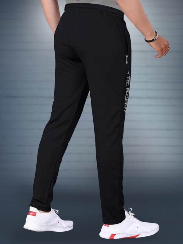 Image of Pinkmint Track Pant for Men ll Soild Track Pant ll Stretchable Regular Fit ll Yoga Wear ll Active wear (Pack of 2)