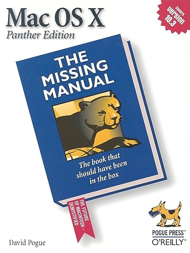 Mac OS X: The Missing Manual, Panther Edition