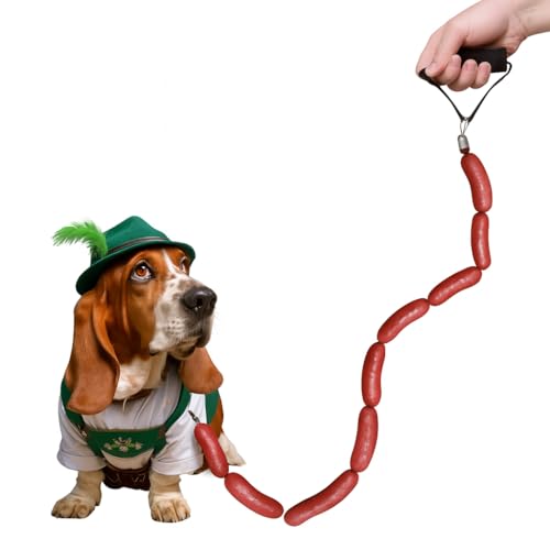 Oktoberfest Dog Hot Dog Sausage Wurst Funny Leash...