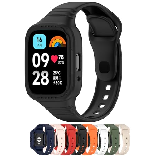 Correa de silicona compatible con Xiaomi Redmi Watch 3 miniatura 1