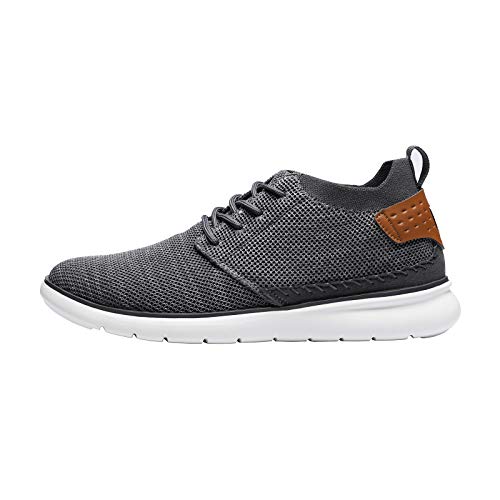 Bruno Marc Mens Mesh Fabric Fashion Sneakers Casual Oxfords Lightweight Breathable Versatile Walking Shoes, Dark/Grey - 10 (Zero-01) #TOP2