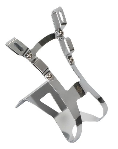 Origin8 Double Steel Toe Clips, Chrome Plated #TOP2