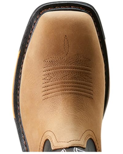 Ariat Men's Big Rig BOA Waterproof Composite Toe Work Boot, Natural Tan/Black, 9.5 Extra Wide4