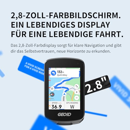 Compteur de vélo GEOID CC700 Pro GPS avec support guidon CS600 Combo - 2