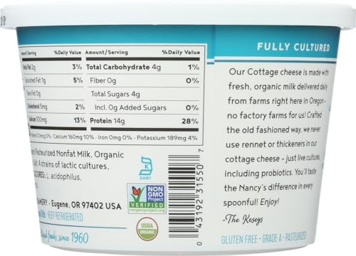 Nancys Organic Cottage Cheese, 16 Ounce -- 6 per case. - Thumbnail 2