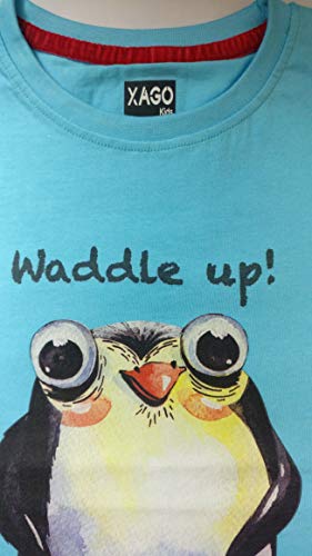 Image of XAGO Solid Casual Tshirt for Boys Cotton Regular Fit Round Neck Short Sleeve Multi Colour Combo Set of 2