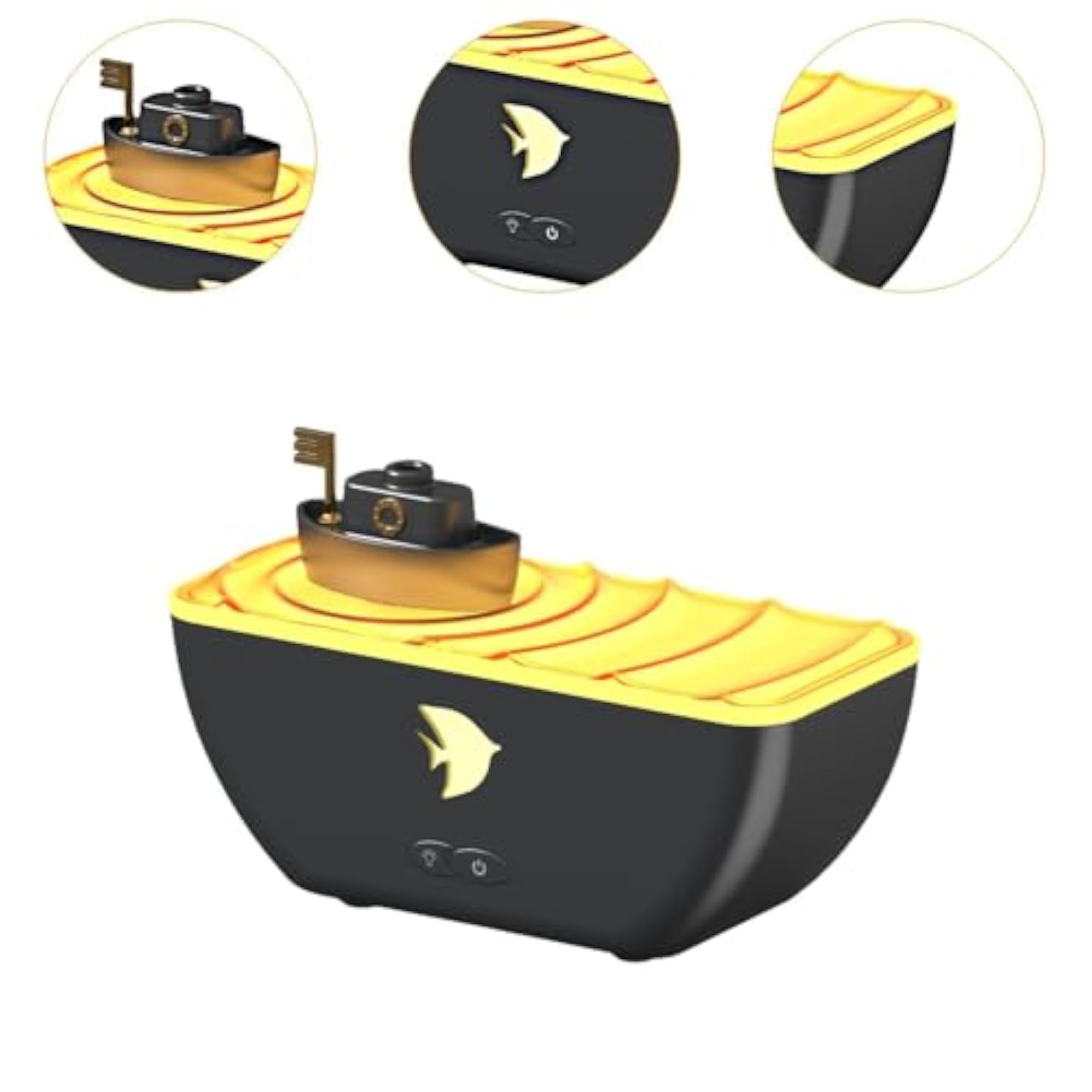 Boat Shaped Essential Diffuser, Air Diffuser for Bedroom
