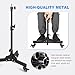 MSKIRA Short Floor Light Stand with Casters, 23.8-32.9