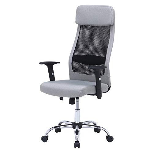 不二貿易 オフィスチェア 座面高43~51cm グレージュ メッシュ 肘高さ調整 ランバーサポート Mix 38068