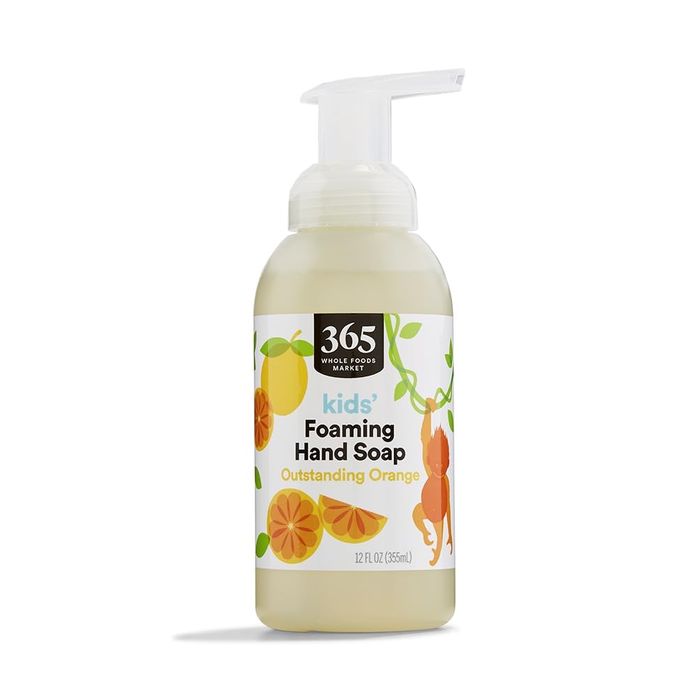 365 by Whole Foods Market, Kids' Foaming Hand Soap, Outstanding Orange, 12 Fl Oz - Amazon product rated Grade B