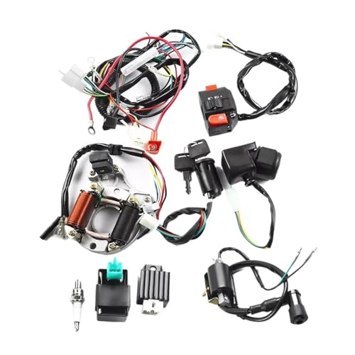Stator pour quad et kit faisceau câbles CDI pour panne d'allumage