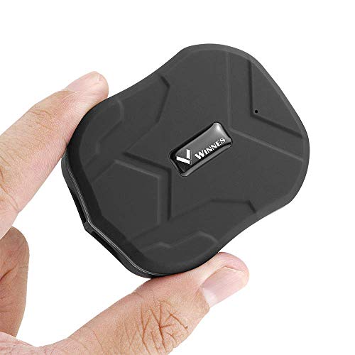 Mini GPS Tracker, Zeerkeer Small Portable GPS Tracker with Strong Magnet Real Time Monitoring Locator SOS Anti Lost Tracker for Elderly Children Backpack Car Truck Motorcycle, Free APP, Mini TK905