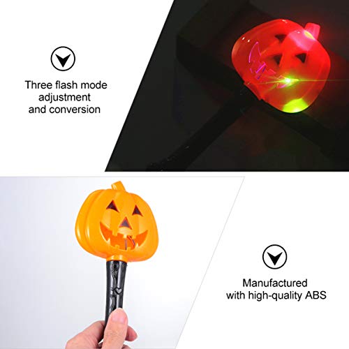 KESYOO Halloween Led Varinha Acesa Piscando Brilho Mágico No Escuro Vara Noite Festa Varinha Brinque