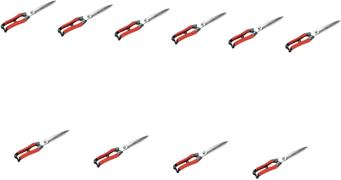 POPETPOP 10pcs Master Grooming Shears Sheep Shearing Tool Precision Made Easy to Use Non-slip Leather Handle for Animal Grooming Random Color