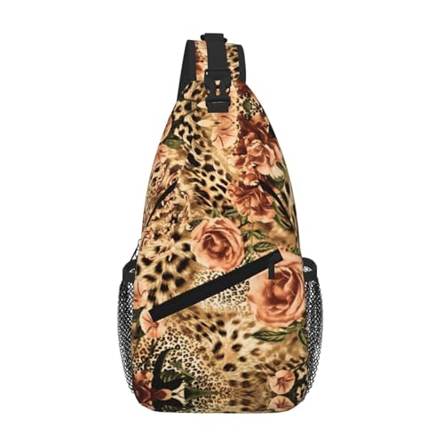 Sac à dos à bandoulière homme léopard, idéal pour vos sorties urbaines et trajets quotidiens