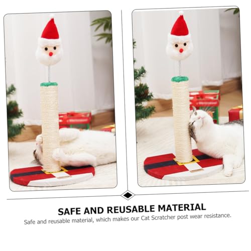 Rascador para gatos interior poste escalable con sisal miniatura 6