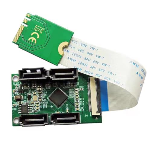 Adaptateur ASM1064 M.2 WiFi quadruple l'extension SATA 3.0 de votre PC