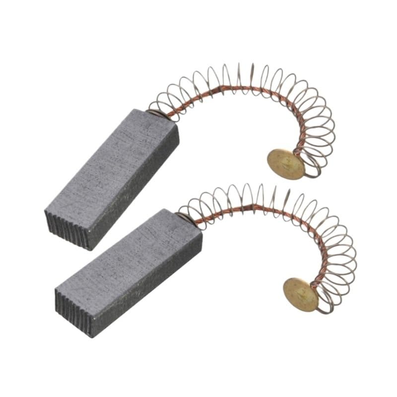2/6 spazzole di carbone da 32 x 11 x 6 mm, spazzola elettrica in grafite per motore elettrico, martello trapano, smerigliatrice, ricambio per riparazione (2 pezzi)
