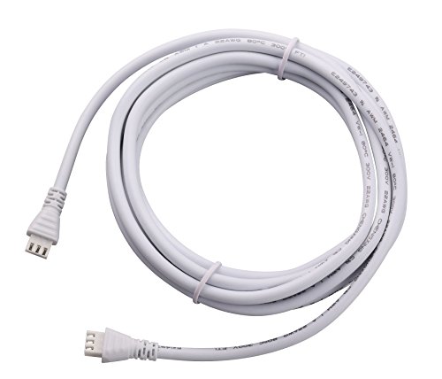 Black+Decker Compatible With Alexa Smart Under Cabinet Lighting Kit, Adjustable Leds, (6) 9" Bars, White,A Certified For Humans Device & Led By Black And Decker Ledjump108 108" Jumper Wire Accessory #TOP4