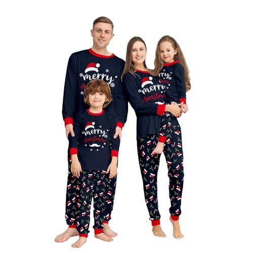 Pyjama de Noël familial imprimé, le cadeau idéal pour lui et elle