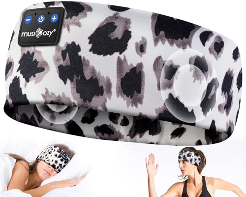 MUSICOZY Bluetooth sleep headband with flat speakers