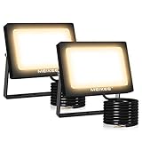 [Fluter Höhere Wasserbeständigkeit ] Die Schutzklasse von LED Scheinwerfer ist IP66. Durch das wetterfeste Gehäuse bleibt der LED Fluter vor Feuchtigkeit und Staub geschützt. Damit kann LED Fluter im Regen, Schneeregen und Schnee gut verwendet werden. Breiter 120°Abstrahlwinkel bewirkt eine großflächige, gleichmäßige, weiche, flimmerfreie Ausleuchtung. Die Erste Wahl für Innen und Außenbereichverwendung wie Plakatwand, Park, Brücke, Garten, Straßen, Hotels, Plätze, Stadien, Fabriken, Docks,usw.