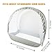 Premium Baby Safety Crib Tent to Keep Baby from Climbing Out, Strong Yet Soft Crib Netting Mesh to Keep Toddler in, and to Protect from Getting Stuck, Pop-up Baby Safety Crib Tent