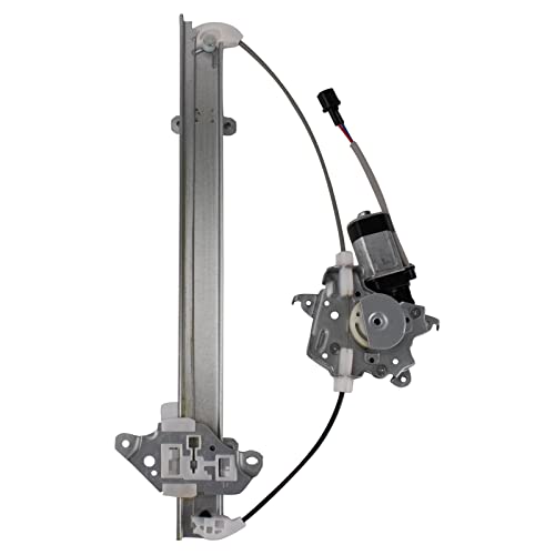 Image of TRQ Front Passenger Side Power Window Motor and Regulator Assembly Compatible with 2007-11 Nissan Versa 2012 Versa Hatchback