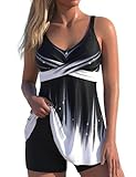 Firpearl Modest Tankini Swimsuits for Women Two...