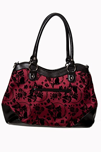 Lost Queen Women's Purse Handbag Shoulder Bag | Gothic Dark Goth Victorian (Call of the Phoenix Burgundy)4