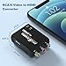 HTDYOO S Video RCA to HDMI Converter with RCA Cable + Svideo Cable + USB Cable, S-Video AV to HDMI Converte Compatible for PAL/NTSC for TV/PC/PS1/PS2/ STB/Xbox/VHS/VCR/DVD