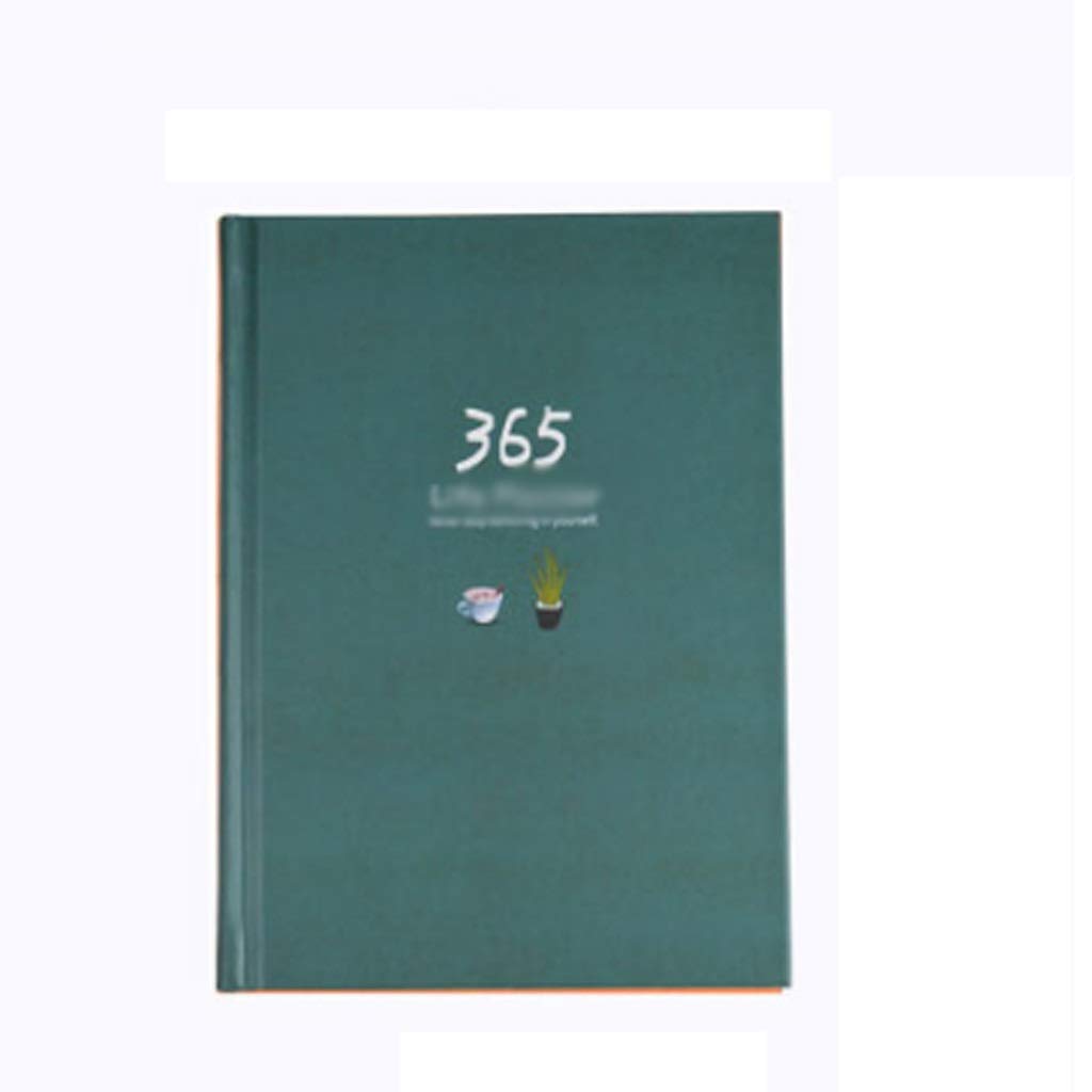 SePKUs Zusammensetzungsplan-Buch für Teenager, Schreibwaren, Zeitmanagement, Effizienz, Handbuch, tägliches Tagebuch, Notizen, etwas Wichtiges, Buch-Notizbuch (Dunkelgrün)
