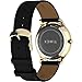 Timex Men's Modern Easy Reader 40mm Watch - Black Strap White Dial Gold-Tone Case