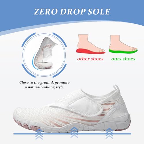 Image of ELETON Barefoot Shoes Women Men Hiking Water Shoes Wide Toe Box Zero Drop