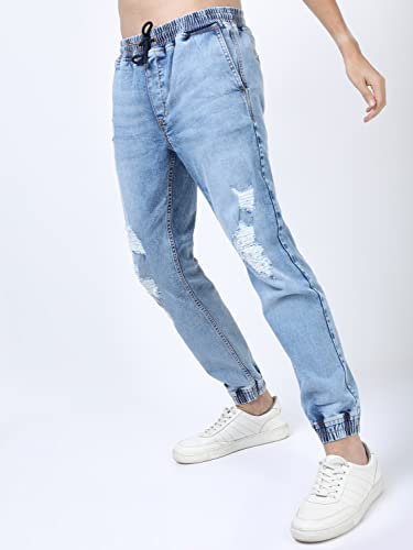 Image of Ketch Men's Stretch Fit Mid Rise Jogger Mid-Rise Jeans (Stretchable)