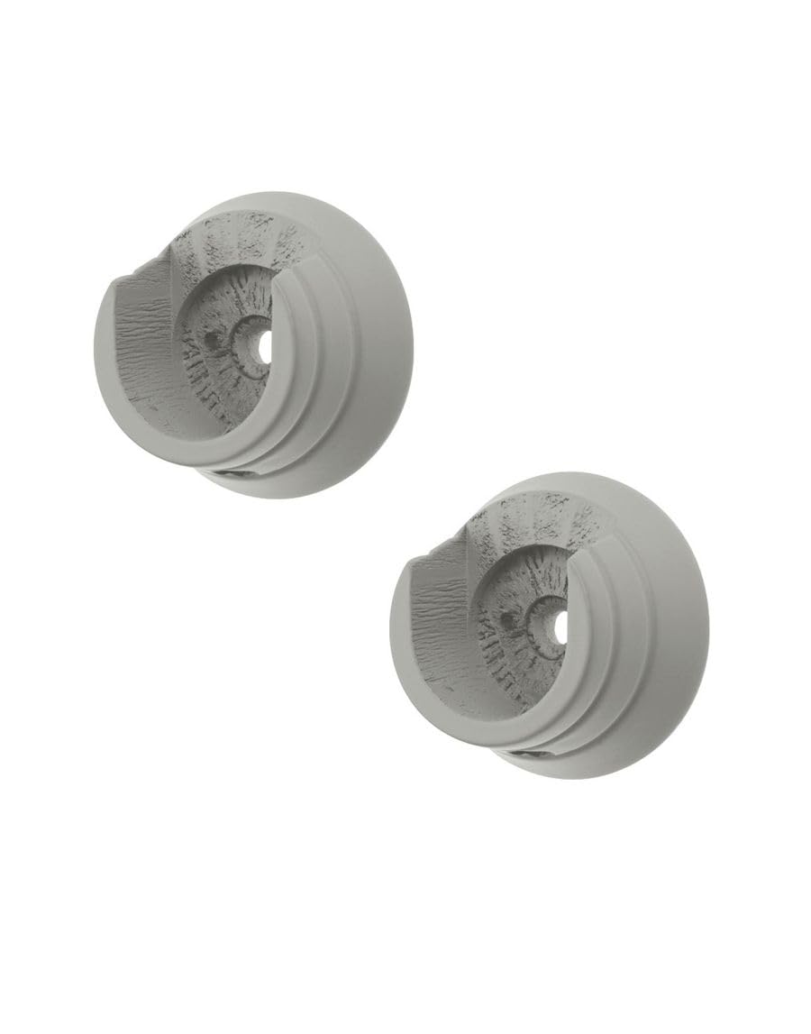 Swish Romantica 28mm Wooden Curtain Pole Recess Bracket, Pebble