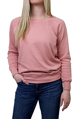 Image of Chin Up womens Raglan Pullover With Coverstitch