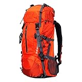 Aplicaciones amplias, para hombres y mujeres: esta mochila está diseñada para hombres y mujeres, ideal para caminatas, campamentos, viajes, trekking, escalada, caza, esquí, montañismo y muchas otras actividades al aire libre.