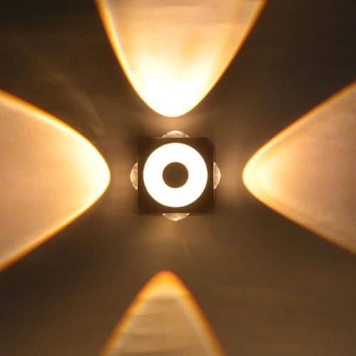 Image of blissbells Modern LED Decorative Wall Light - Premium Indoor Wall Lamp for Living Room, Bedroom & Hallway