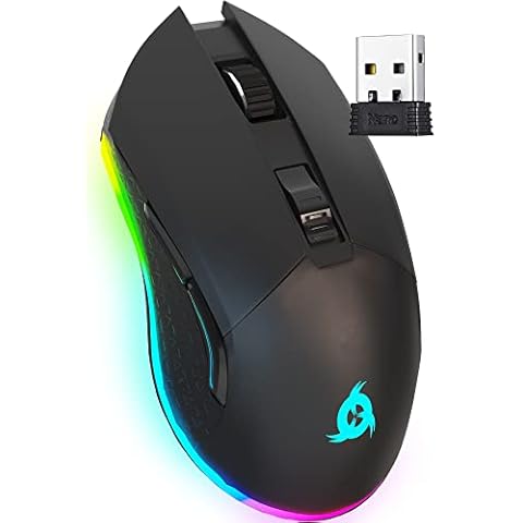 KLIM Blaze - Wiederaufladbare kabellose RGB Gaming Maus Cover