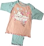  Charmmy Kitty Hello Kitty Schlafanzug - Katzenwäsche - Rosa/Hellblau/Mehrfarbig
