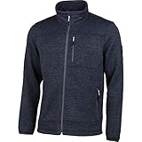 weich angeraute Innenseite High Colorado Iceland Strickfleece Jacke Herren dunkelblau Melange Größe L 2019 Funktionsjacke