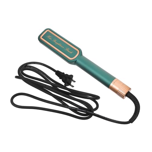 Plancha para el cabello con temperatura ajustable, portátil y ligera para mujeres, placas cerámicas seguras contra quemaduras, enchufe estadounidense, regalo ideal para uso al aire libre miniatura 1