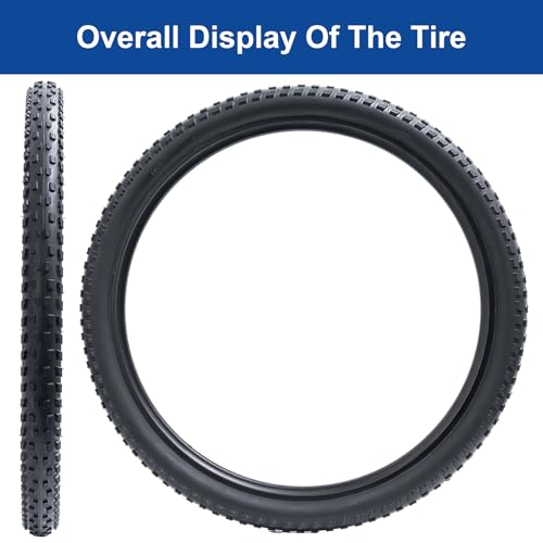 27.5×2.10 (54-584) Bike Tire 27.5 inch Bicycle tire Suitable for 27.5 x 2.10 27.5×2.125 Gravel/Off Road/Mountain Folding Replacement Bike Tire (Single)