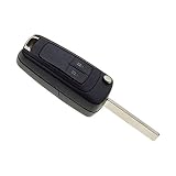 JONGO - Coque de Clé avec Lame Compatible avec Opel et Vauxhall Adam, Astra, Cascade, Corsa, Insignia, Karl, Mokka et Zafira Tourer | Boitier Clef Plip Voiture Télécommande 2 Boutons