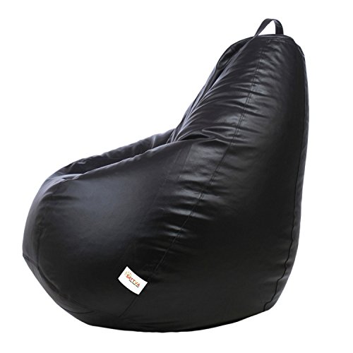Image of Sattva Classic Bean Bag Cover Without Beans XXXL Size - Black