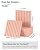 MAGICUBETIC 12 Pack Self-Adhesive Acoustic Wall Panels,12x12 Inch-Pink