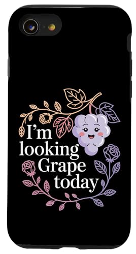 I'm Looking Grape Today �t���[�c�_�W�����|�W�e�B�u - �X�}�z�P�[�X iPhone SE (2020) / 7 / 8 �p